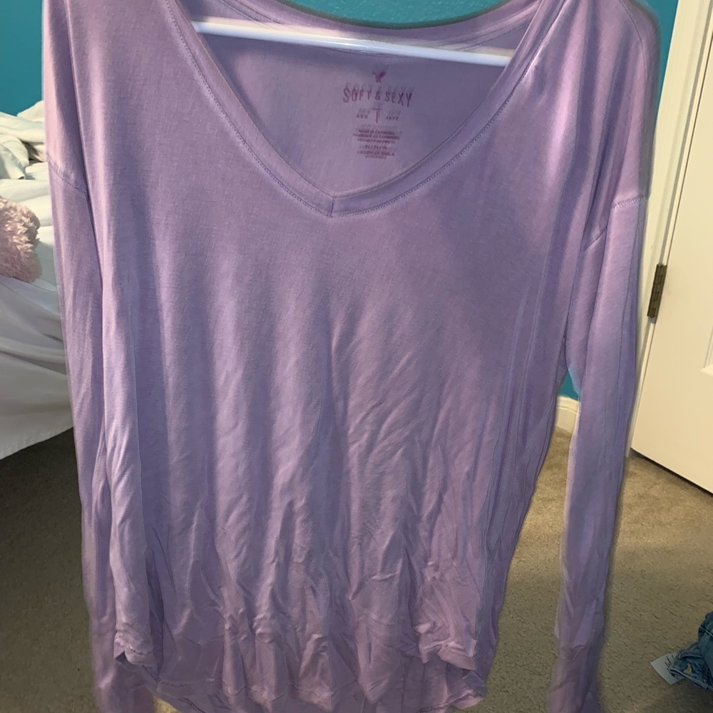long sleeve soft & sexy american eagle shirt